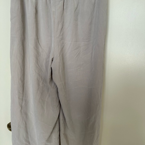 J. Jill Pure Jill Sand Washed Cropped Wide-legged pants size Medium - Picture 4 of 5